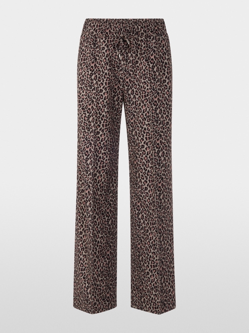 WASHINGTON leopard print fabric pants