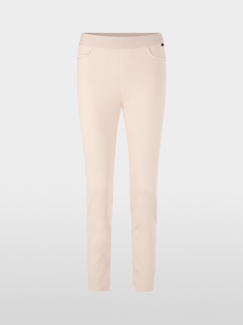 SOFIA slim fit pants with logo waistband