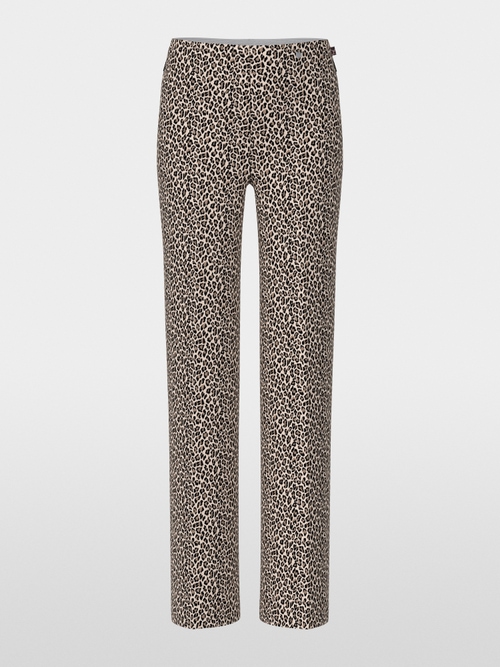WINDER wide-cut leopard print pants