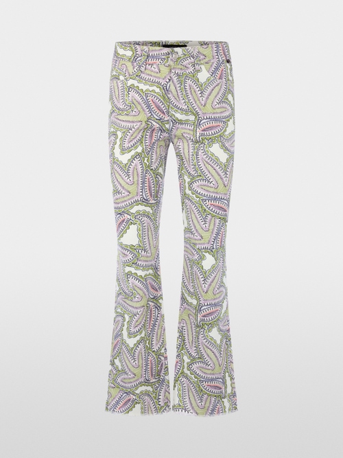 FORLI jeans with paisley print