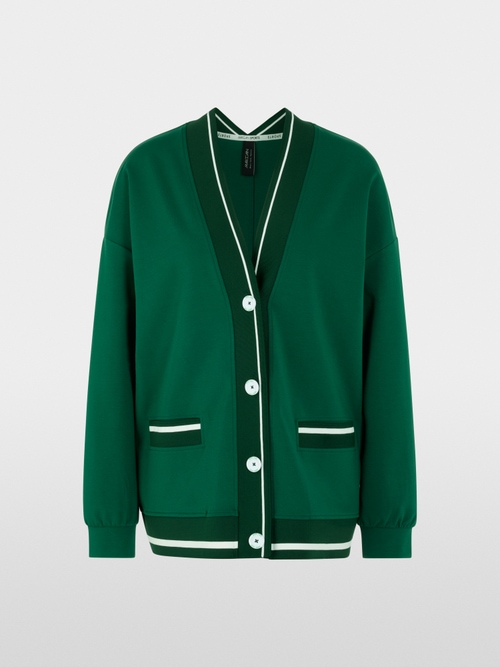 Loose jacket with striped details