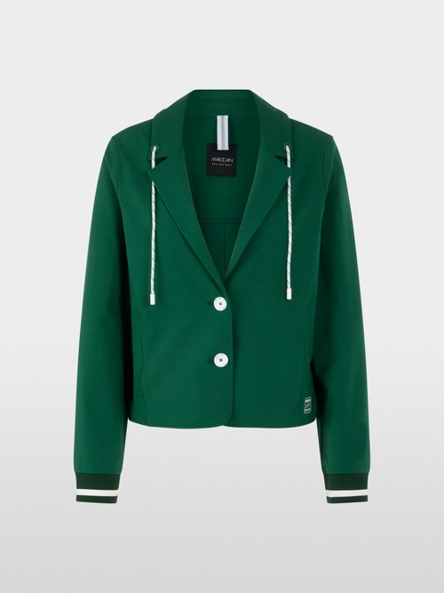 Sporty blazer with striped details