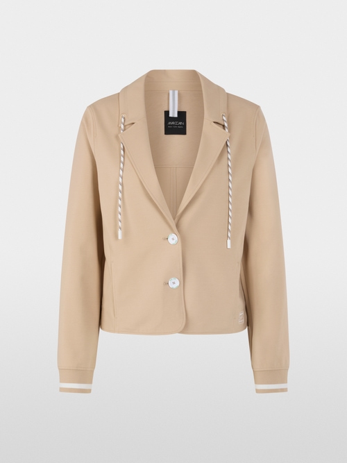 Sporty blazer with striped details