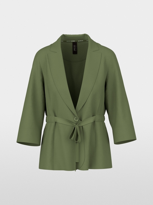 Blazer in scuba jersey