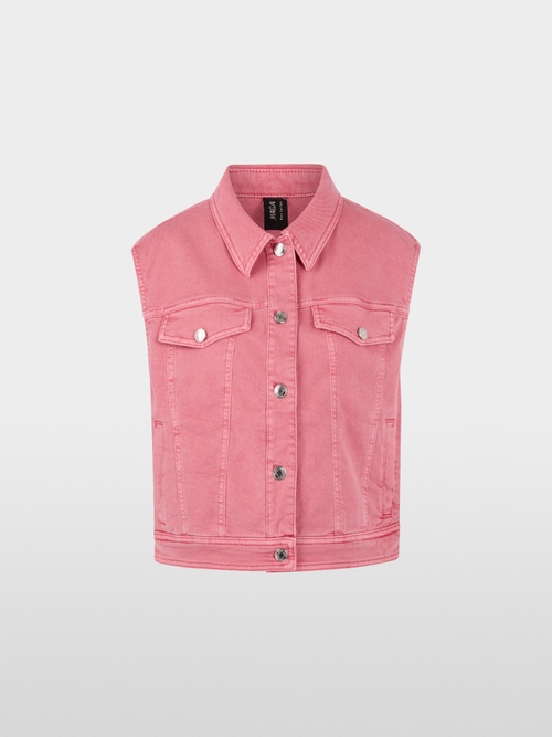 Gilet en denim sans manches