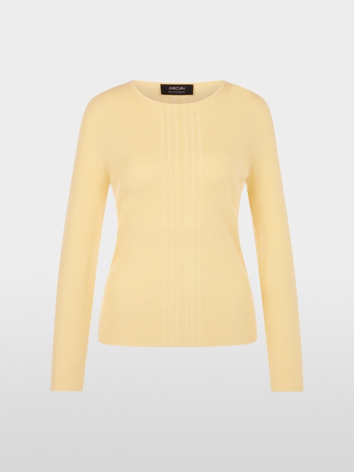 Pull en maille côtelée « Rethink Together »