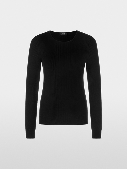 Pull en maille côtelée « Rethink Together »