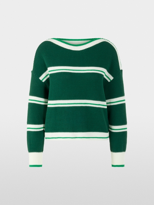 ‘Knitted in Germany’ striped jumper
