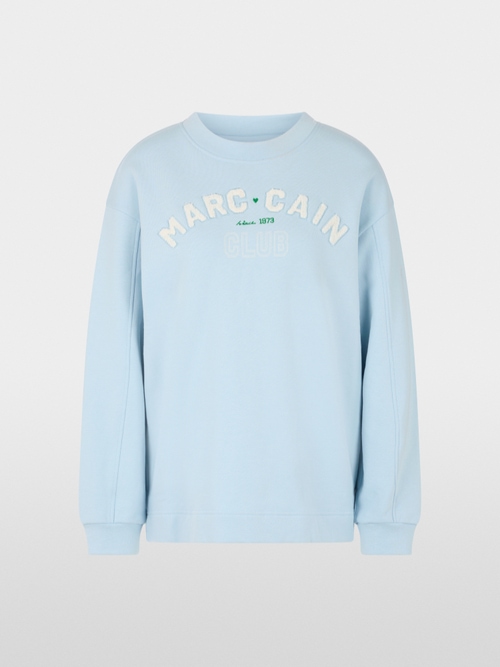 Sweatshirt with flocking