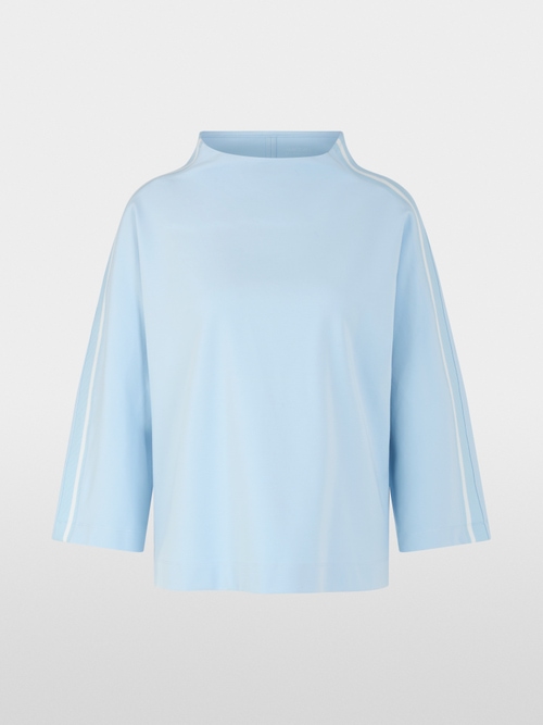 Sweatshirt with stand-up collar