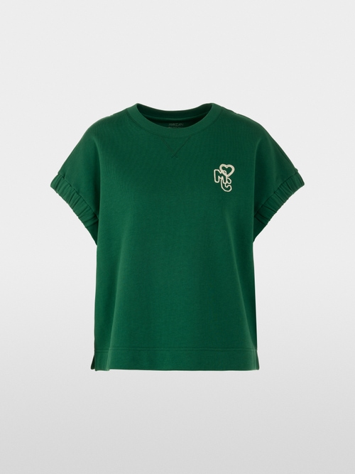 Wide-fitting stretch cotton shirt