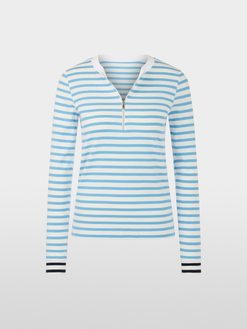 Striped long-sleeved shirt
