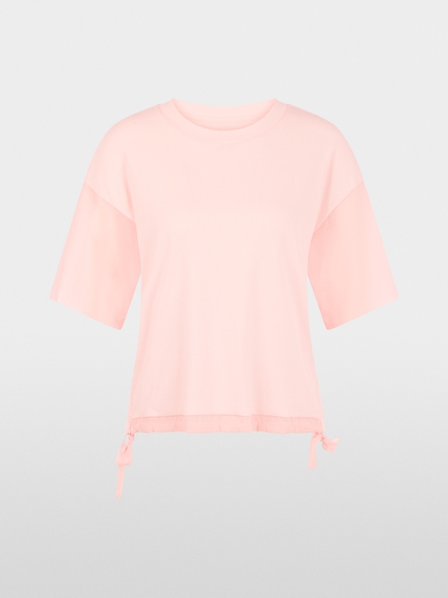 Materials mix T-shirt