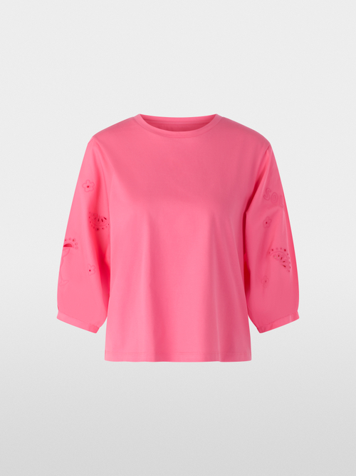 Shirt with 3/4 balloon sleeves