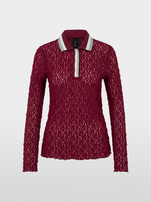 Polo avec dentelle