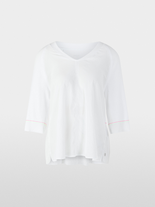 Blouse shirt with 3/4 raglan sleeves