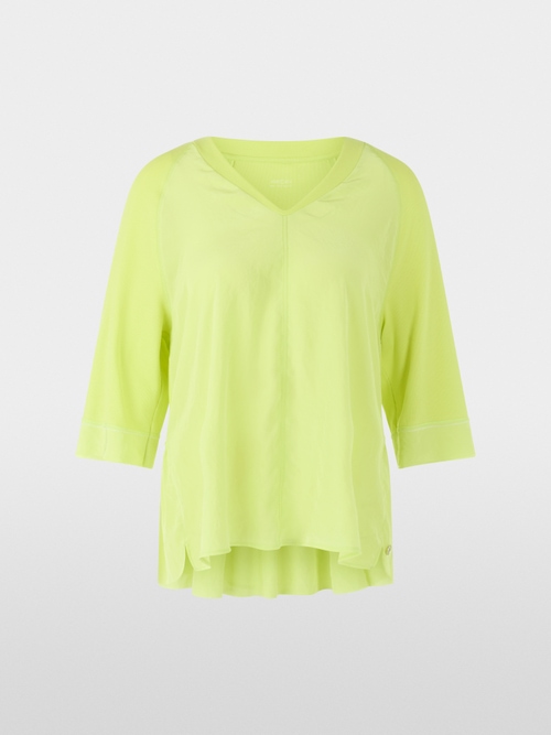 Blouse shirt with 3/4 raglan sleeves
