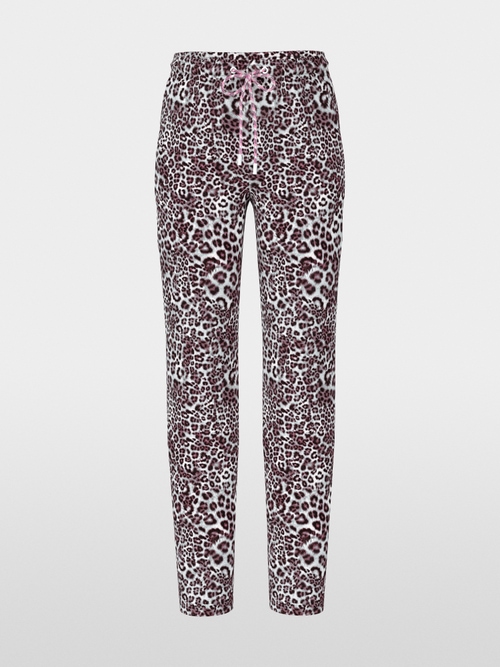 FOCHA trousers with leopard print