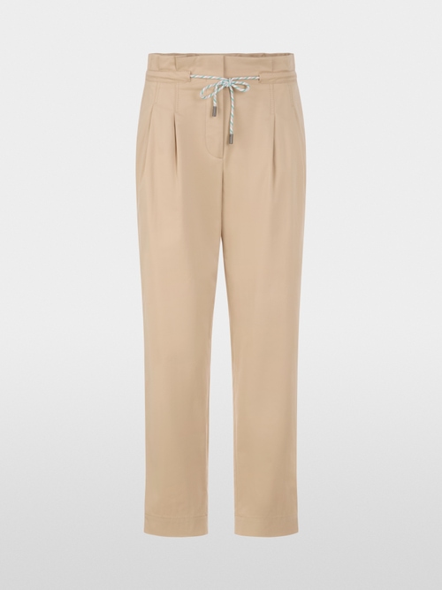 FAQUS paperbag trousers with high waist
