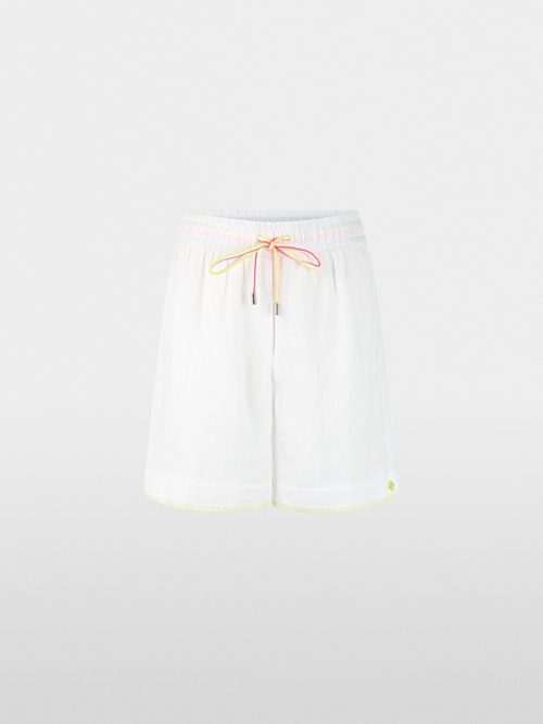 WILLMAR wide fit ramie shorts