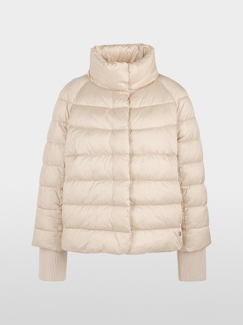 Quilted jacket with synthetic down