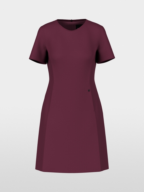 Stretch viscose mini dress