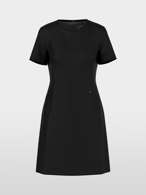 Stretch viscose mini dress