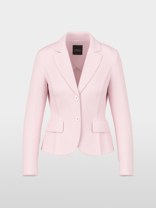 Fitted stretch blazer with lapels