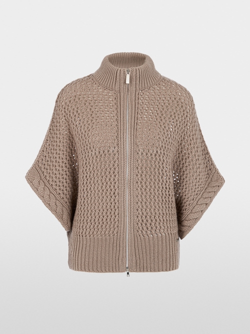 ‘Knitted in Germany’ openwork cardigan
