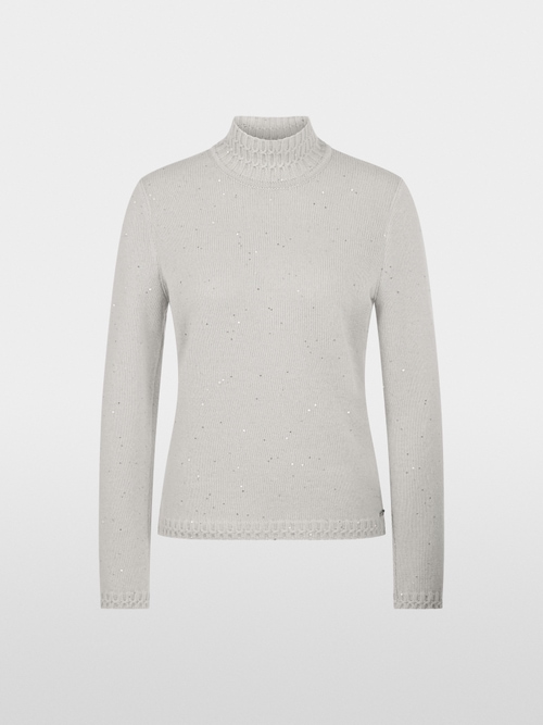‘Knitted in Germany’ sequin jumper