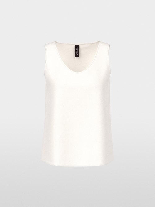 Shiny silk top