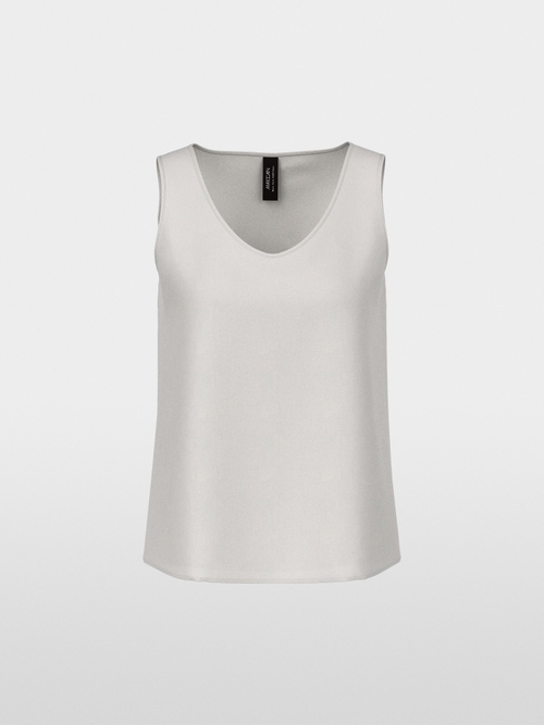 Shiny silk top