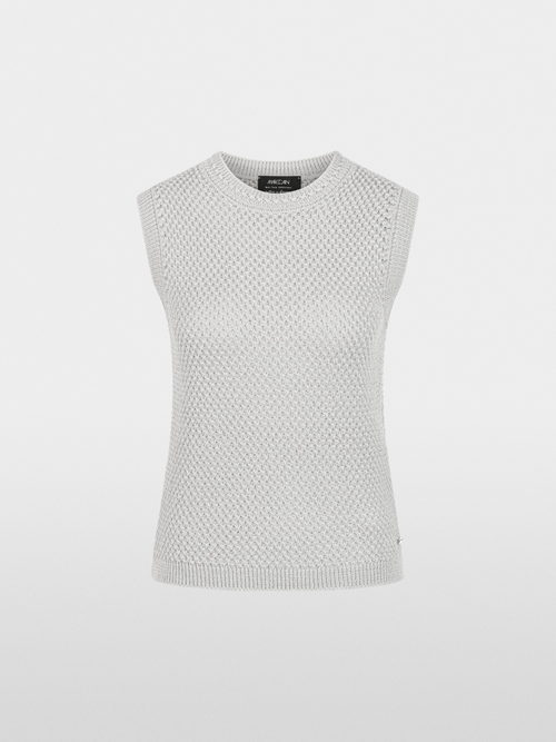‘Knitted in Germany’ pearl knit top