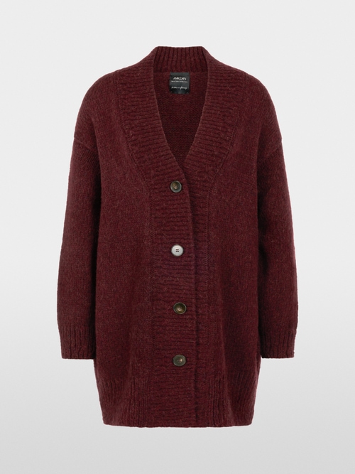 Manteau en maille grossière 