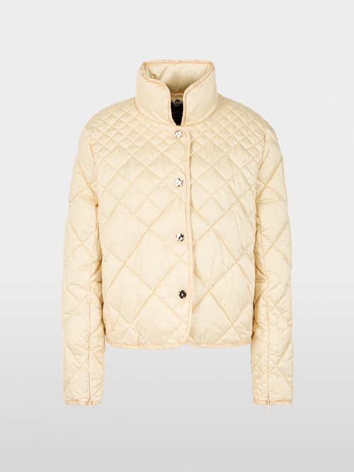 Quilted jacket with decorative buttons