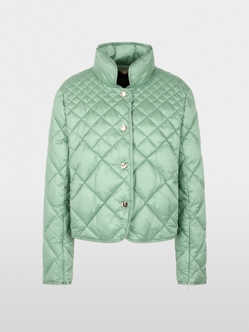 Quilted jacket with decorative buttons
