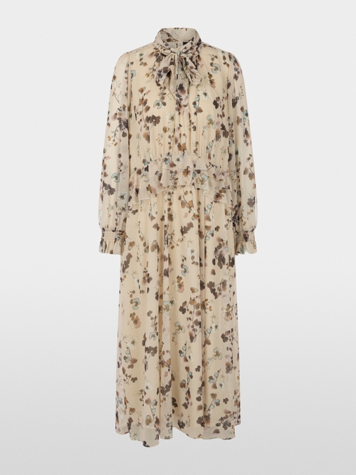 Floral dress with flounces