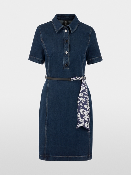 Short denim dress