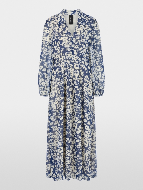Midi dress with print