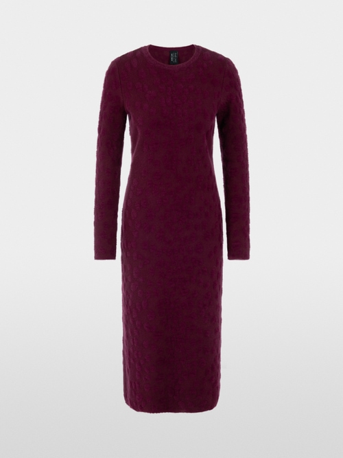 Robe longue à pois, tricotée en Allemagn