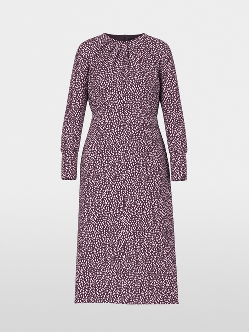 Maxi dress with polka dot print