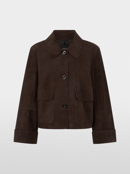Short suede jacket