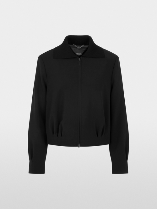 Blouson jacket with collar