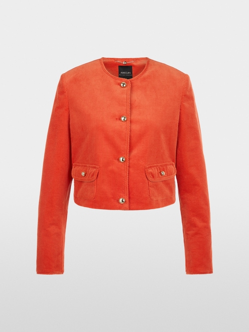 Short jacket with decorative buttons