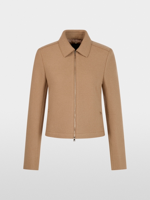 ‘Knitted in Germany’ short wool jacket