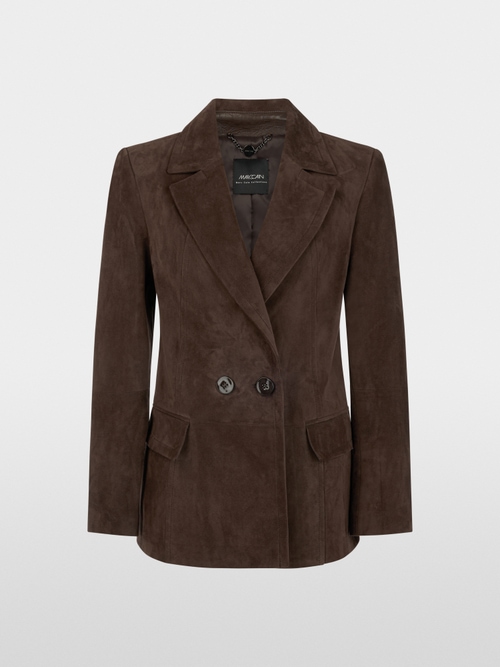 Suede blazer