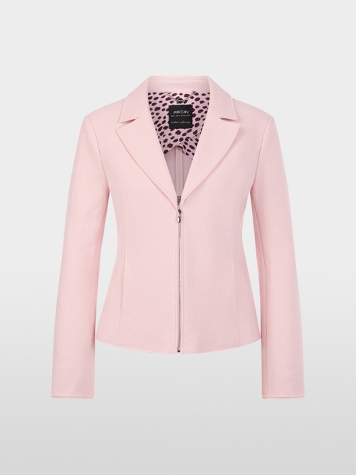 ‘Knitted in Germany’ fitted blazer