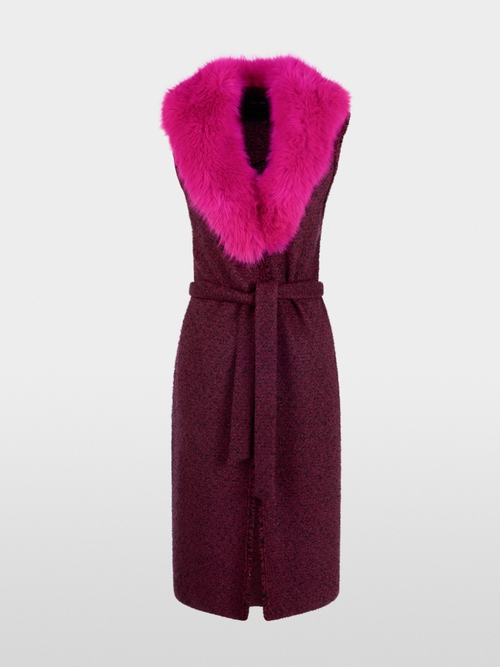 ‘Knitted in Germany’ long waistcoat