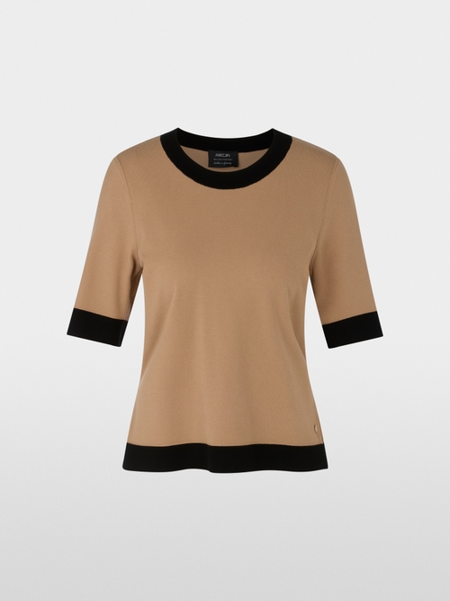 ‘Knitted in Germany’ short sleeve jumper