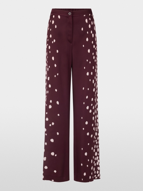 WARRI flowing trousers with polka dots